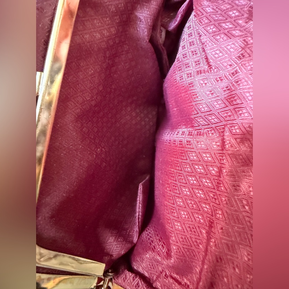Ruby Red Vintage Skin Clutch/Wallet With Doubled Interior pin up retro vintage - Picture 6 of 7
